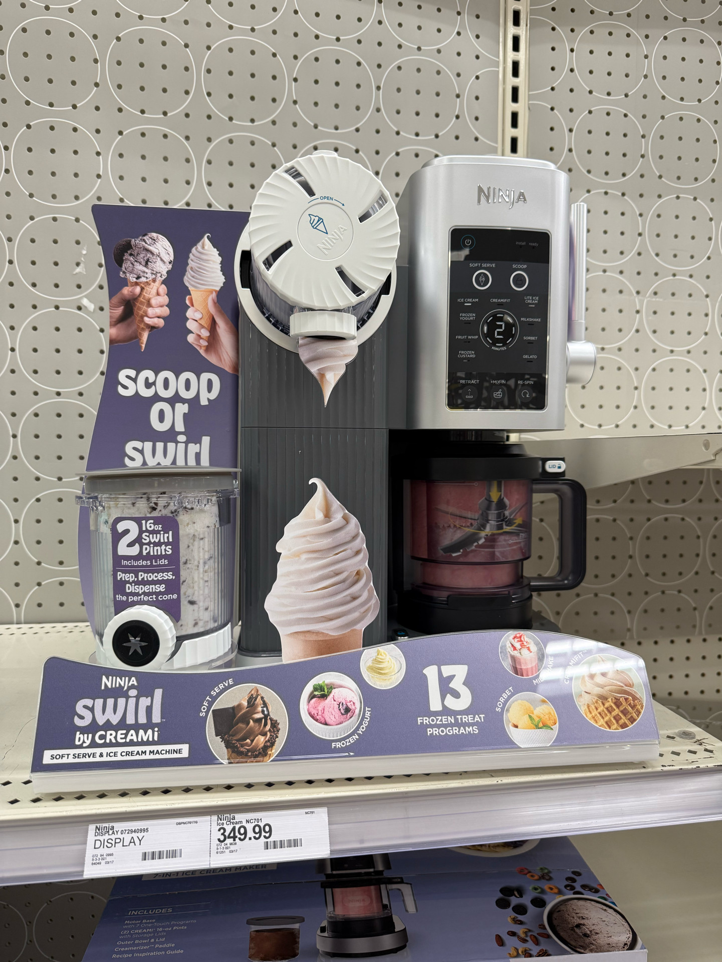 Make every day a little sweeter with the viral Ninja Slur swirl by CREAMi, a total favorite for creating customized frozen treats at home. This powerhouse machine features 13 different programs so you can easily scoop or swirl everything from soft serve and ice cream to frozen yogurt and sorbet. It even includes two 16oz swirl pints with lids, making it the ultimate find for anyone who loves a personalized dessert bar in their own kitchen.

date night outfits, bedroom refresh, bella stretch wide leg jeans, patterned tights, women's effortless pull-on pants - a new day, cabbage, super bowl hosting, pegasus premium running shoe, valentines outfit women, romantic knits, target find, target home, ninja creami, ninja swirl, ice cream maker, soft serve, kitchen gadgets, viral kitchen finds, dessert lover, home treats, target haul, kitchen essentials, ltk home, ltk kitchen 

 #LTKValentine #LTKfoodie #LTKHome