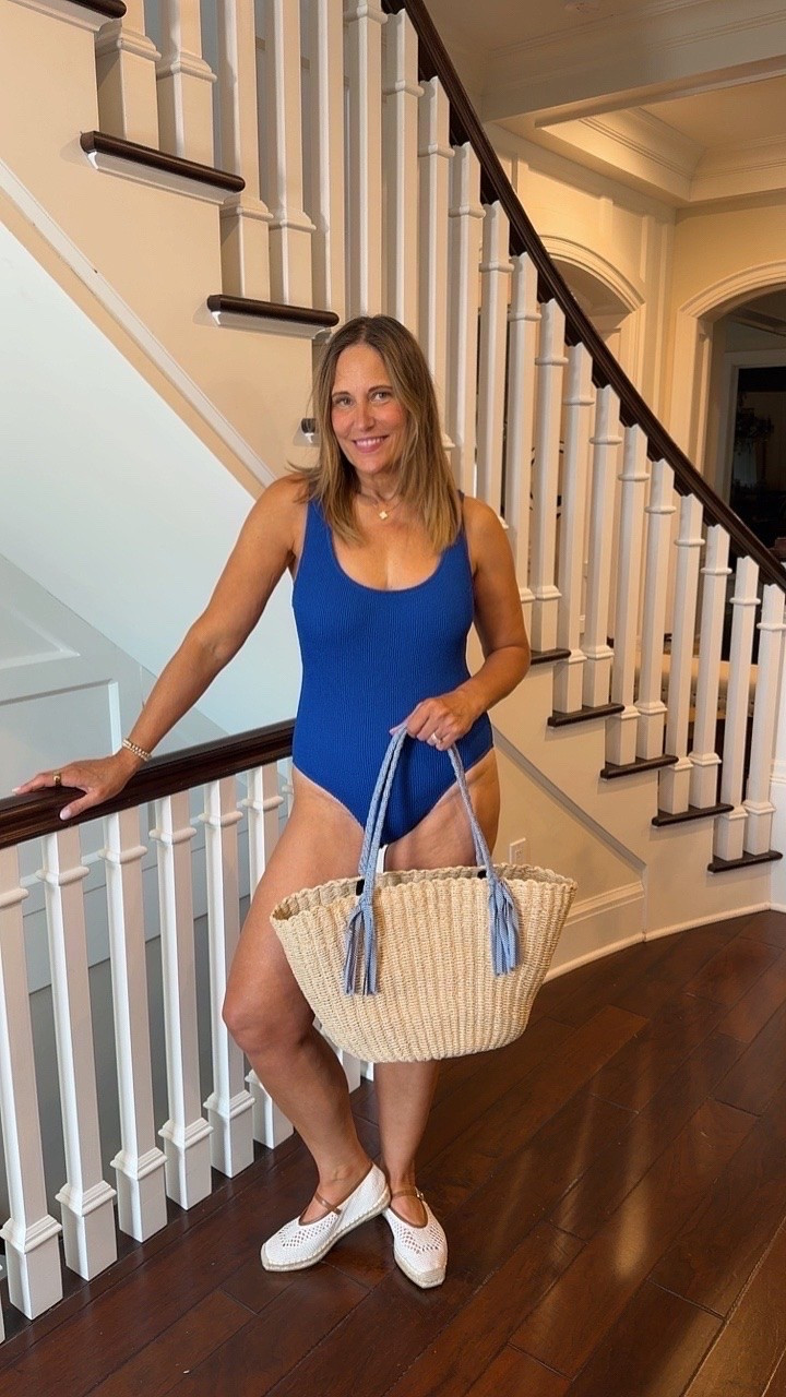 Who’s ready for the beach? I am loving this cobalt blue one piece swimsuit for the summer! It pairs perfectly with my huge tote bag that fits all my beach and pool essentials!

#LTKOver40 #LTKMidsize #LTKSwim