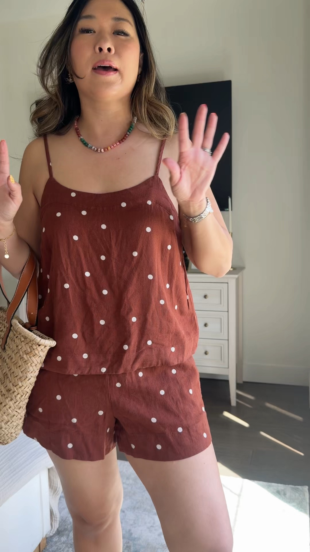 Target new arrivals // polka dot set // summer outfit 

Wearing a M in both

#LTKootd #LTKPetite #LTKOver40