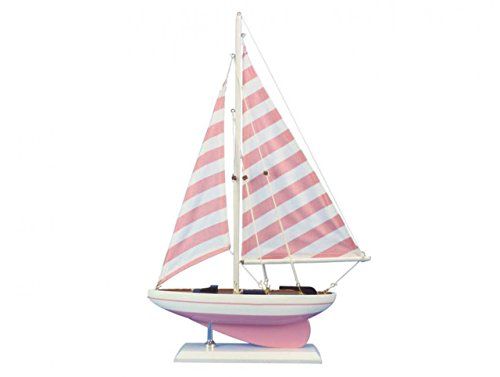 Hampton Nautical sailboat17-103 Wooden Pretty in Pink sailboat17-103 Sailboat 17" - Sailboat Decorat | Amazon (US)