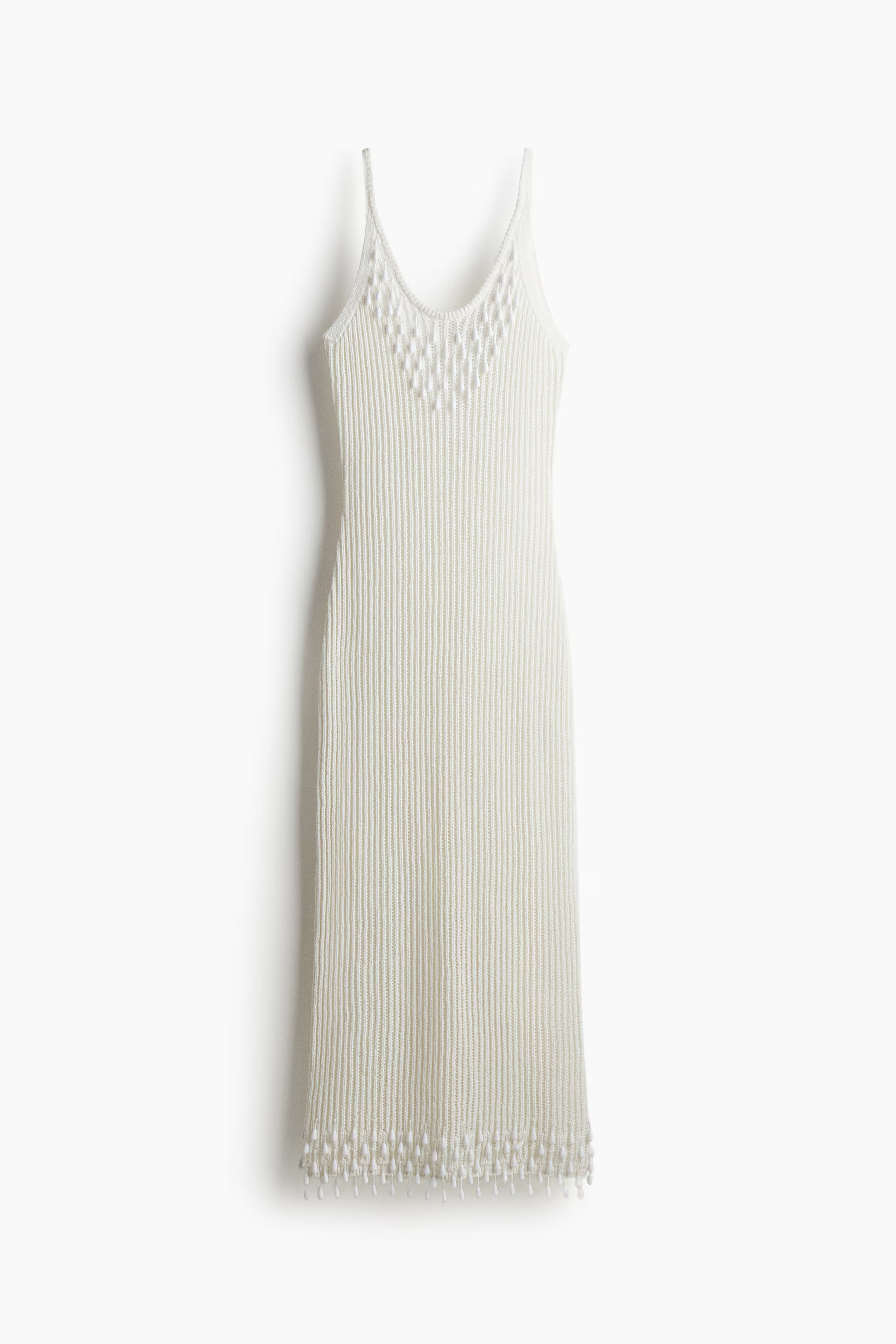 Bead-embellished knitted dress | H&M (UK, MY, IN, SG, PH, TW, HK)