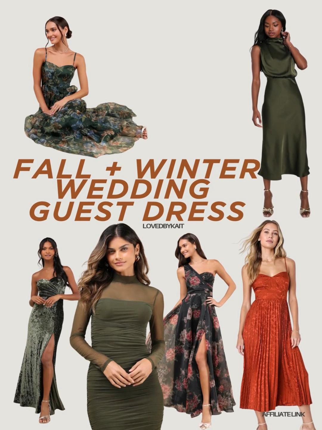 If you’re shopping for fall and winter wedding guest dresses, Lulus has some of the best options — and the best part is every dress is under $100. From black tie gowns to cocktail dresses, long-sleeve midi dresses, and even velvet and satin evening dresses, there’s something for every event this season. I love that Lulus makes it easy to find affordable wedding guest outfits that still look elevated and chic, whether you’re headed to a formal winter wedding, a holiday party, or even a New Year’s Eve event. Stylish, flattering, and budget-friendly — these are must-haves for your cold weather event wardrobe.

#LTKParties #LTKWedding