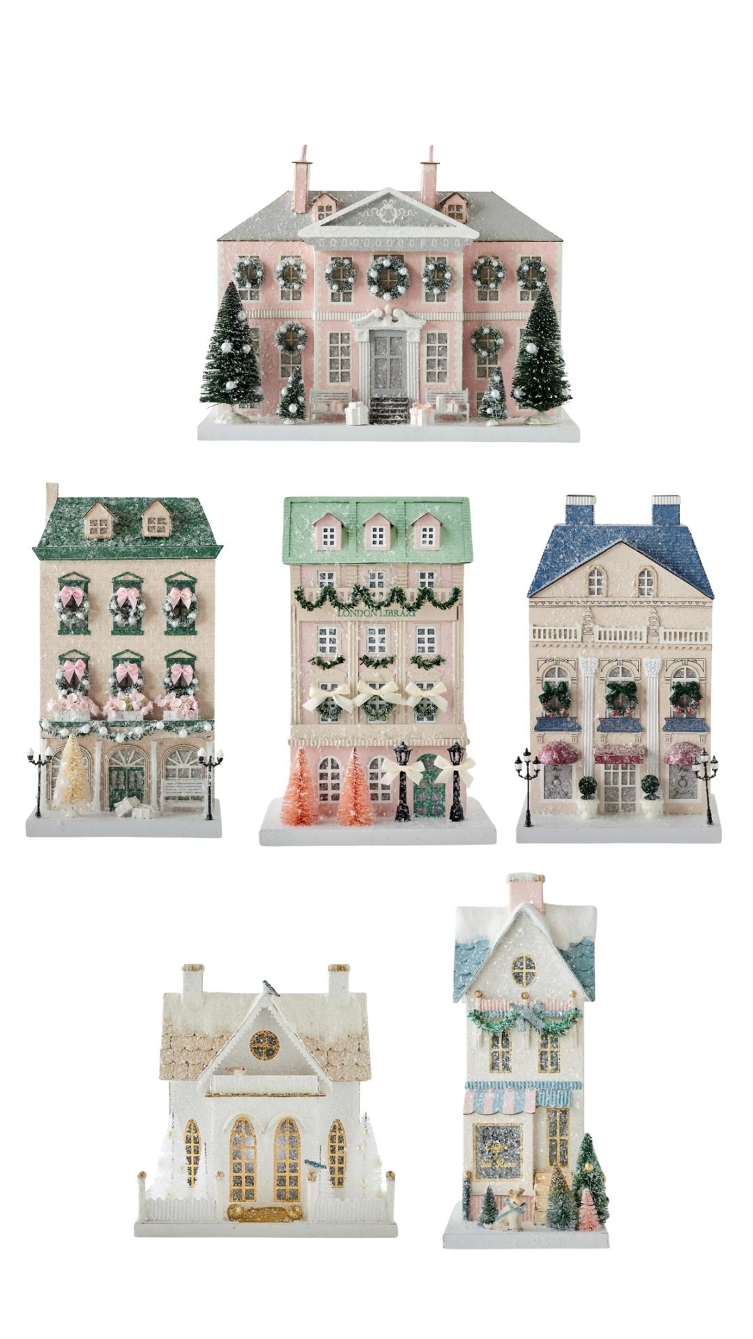 Holiday houses
Christmas decor
Christmas village houses

#LTKHome #LTKSeasonal