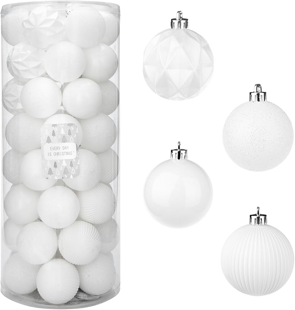 Every Day is Christmas Ornaments, Shatterproof Christmas Tree Ornament Set, Christmas Balls Decor... | Amazon (US)