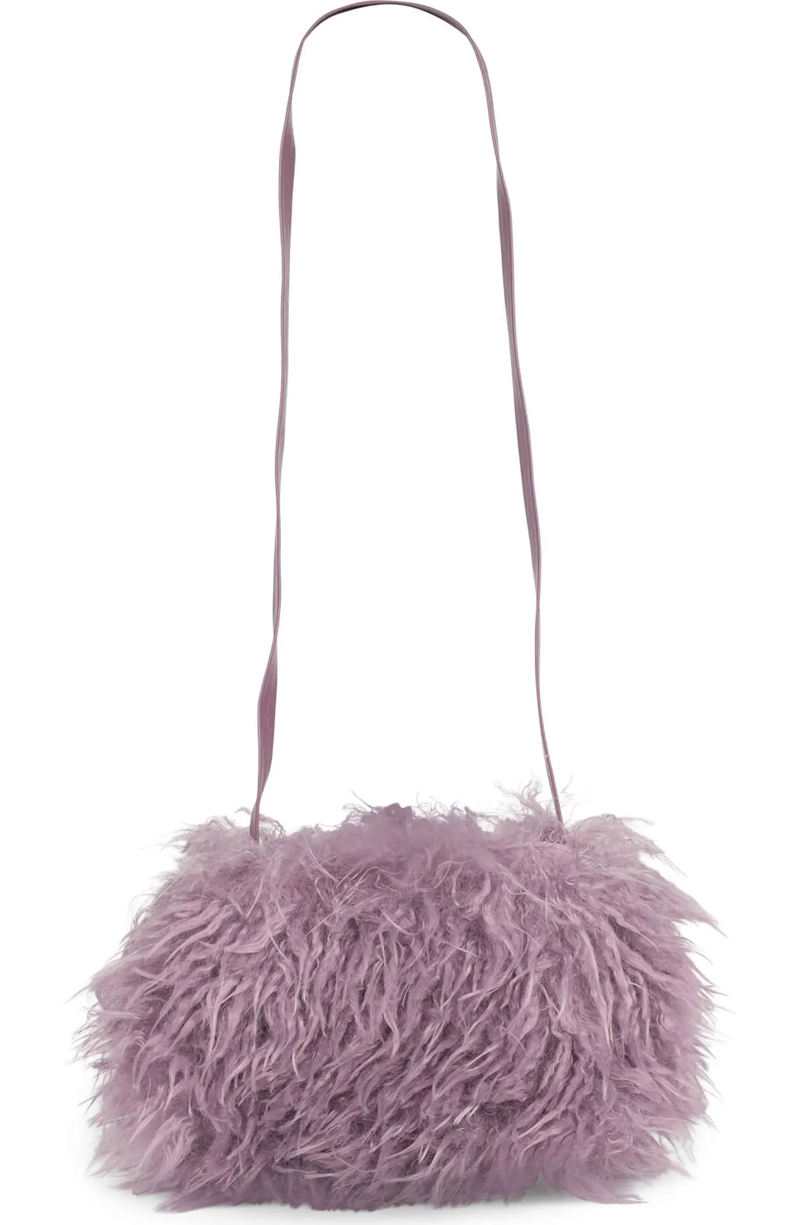 Bestowed Faux Fur Shoulder Bag | Nordstrom