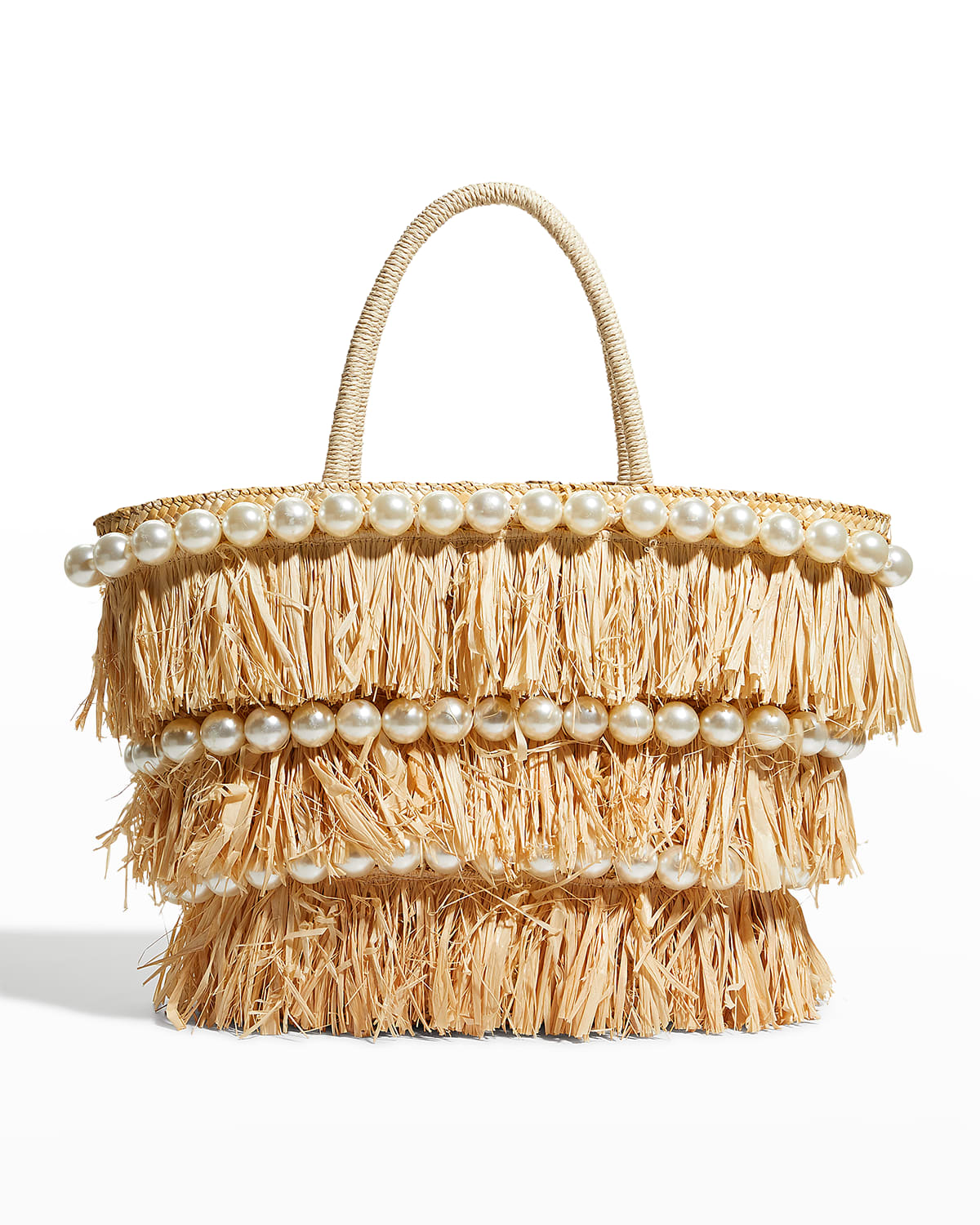 Oliva Pearly Stud Tote Bag | Neiman Marcus