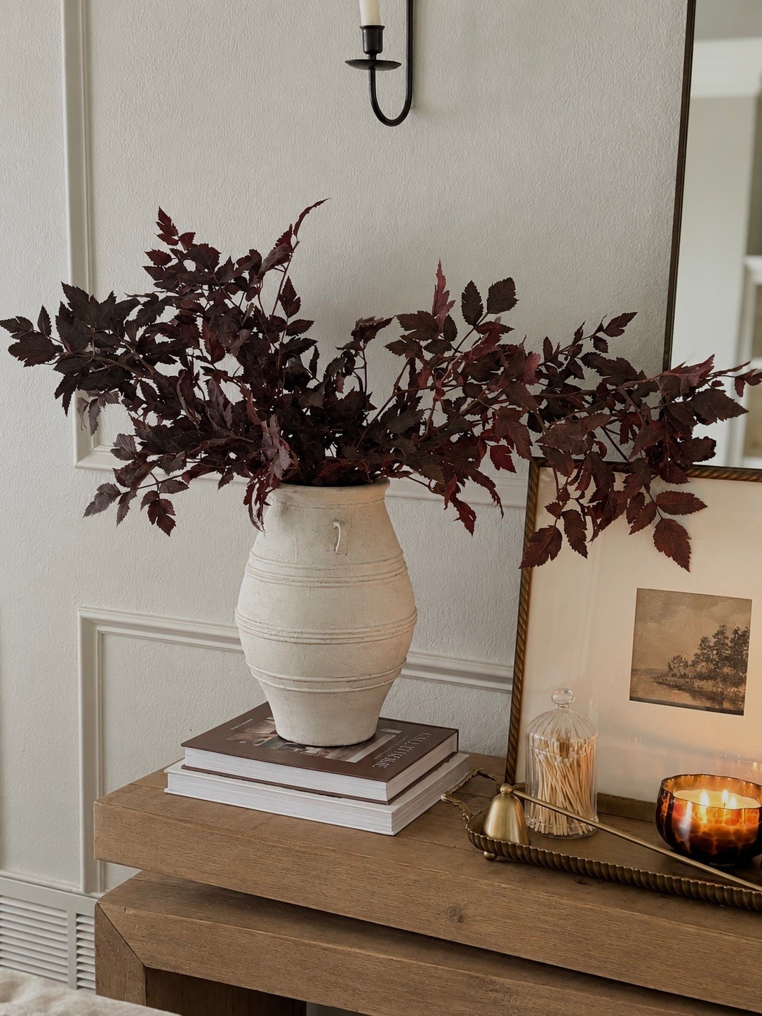 Love these moody cimicifuga stems for fall!  Also linked a new version of this same cimicifuga stem in a pretty brown color!

#LTKHome #LTKSeasonal