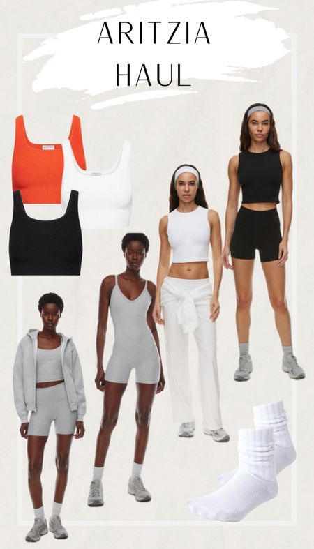 My recent aritzia haul .

Cropped tanks are amazing ! They are a thick ribbed compressive material. You can wear them without a bra. Size L 

Black and white muscle tanks L 

Bike shorts 12 ( my current fav !!! ) I have them in black as well. 

Romper L ( their workout clothing is incredible ) I have several items from them now. It’s def worth the splurge IMO. 

White tank blouse XL 

#midsize #haul #aritzia #bikeshorts #jumpsuit #activewear 


#LTKfindsunder50 #LTKfindsunder100 #LTKmidsize

#LTKStyleTip #LTKMidsize #LTKFindsUnder100