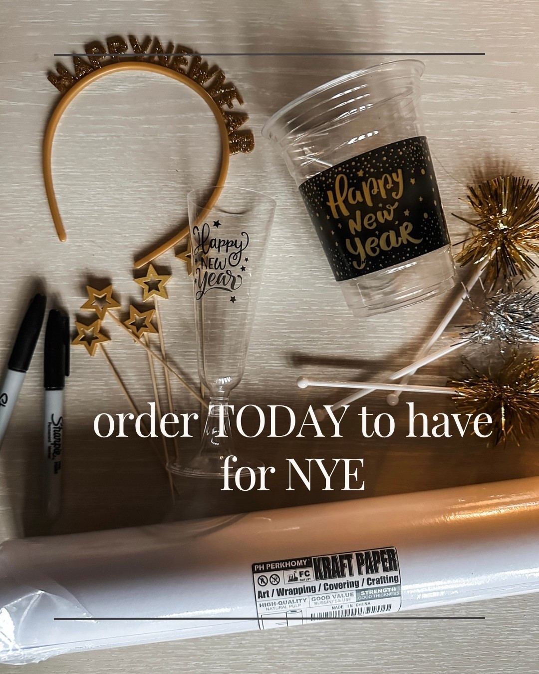New Year’s eve decor
order today to get in time to your party!!!!
I love using the white paper as runners on my tables and setting our markers for people to write on.  Also perfect for vision boards!

#LTKFindsUnder50 #LTKHoliday #LTKHome