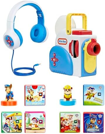 Little Tikes Story Dream Machine PAW Patrol Edition with Headphones, 6 PAW Patrol Stories & 2 Cha... | Amazon (US)