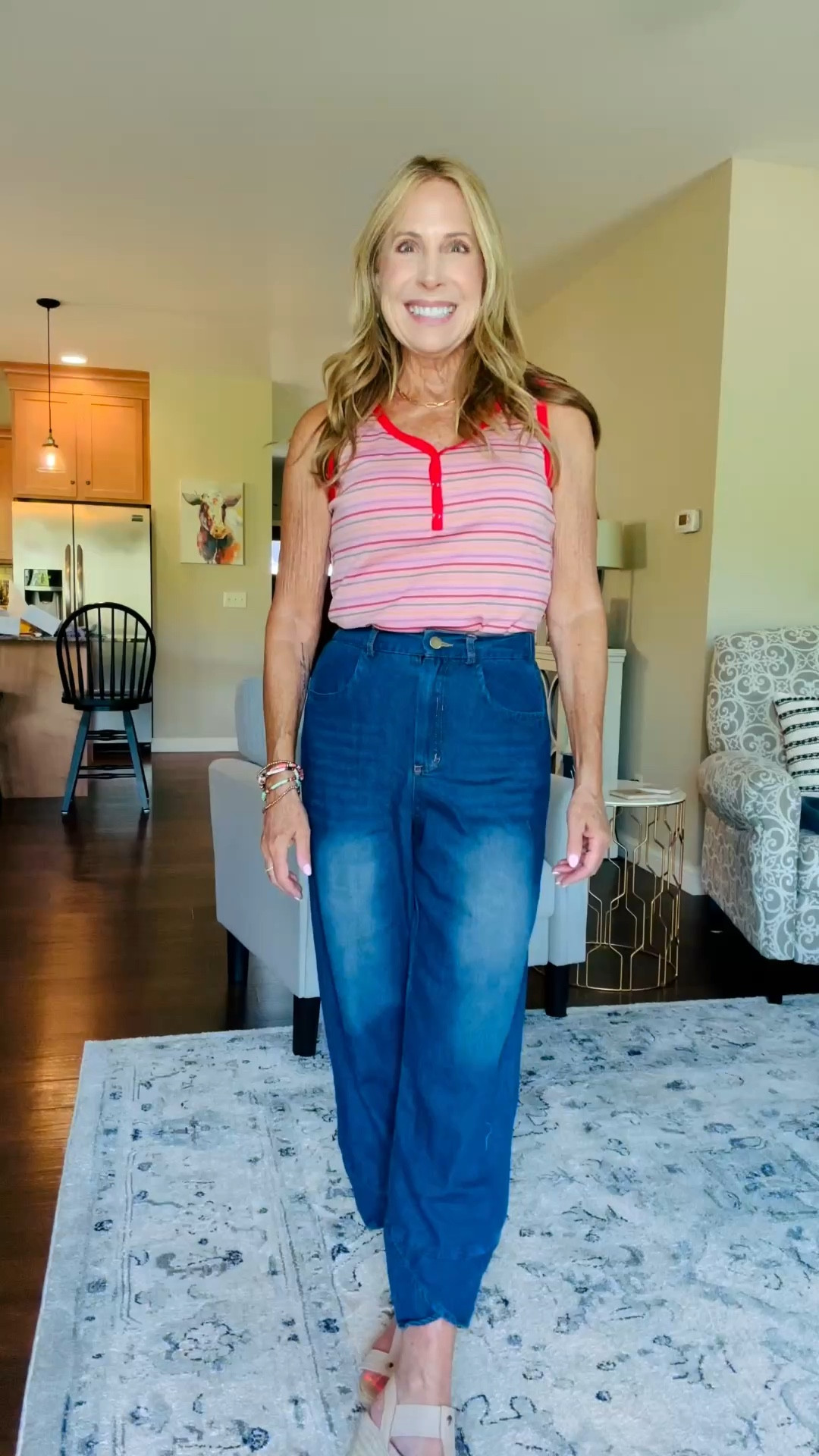Amazon top and shoes I’m loving! 

Size small in the top! 
Size 6 shoes