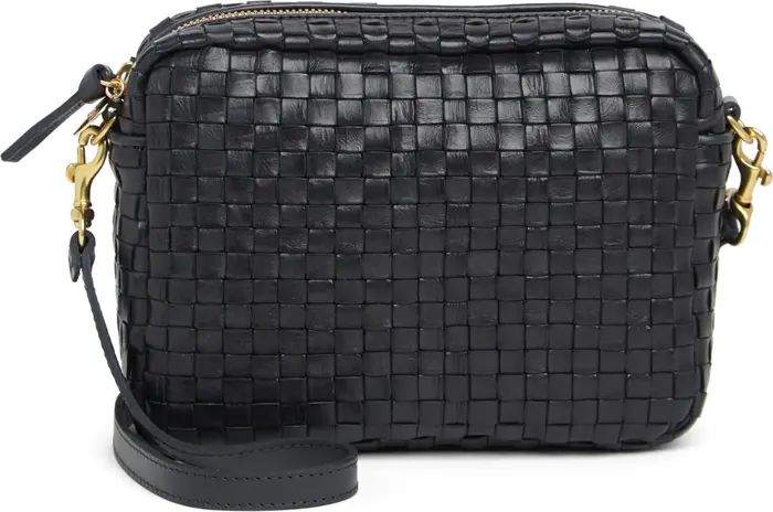 Clare V. Midi Sac Woven Leather Crossbody Bag | Nordstrom | Nordstrom