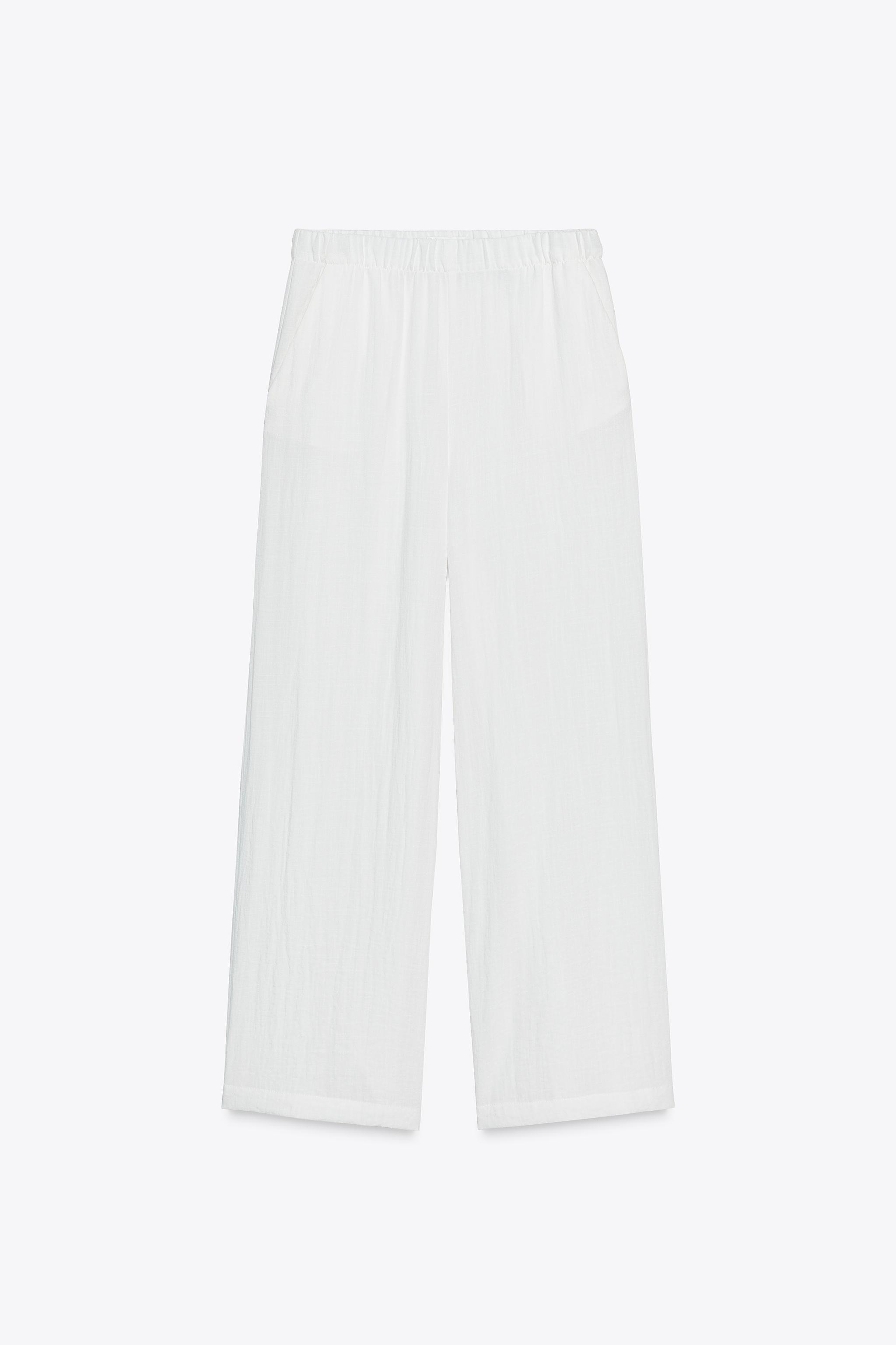 RUSTIC WIDE LEG PANTS | Zara US