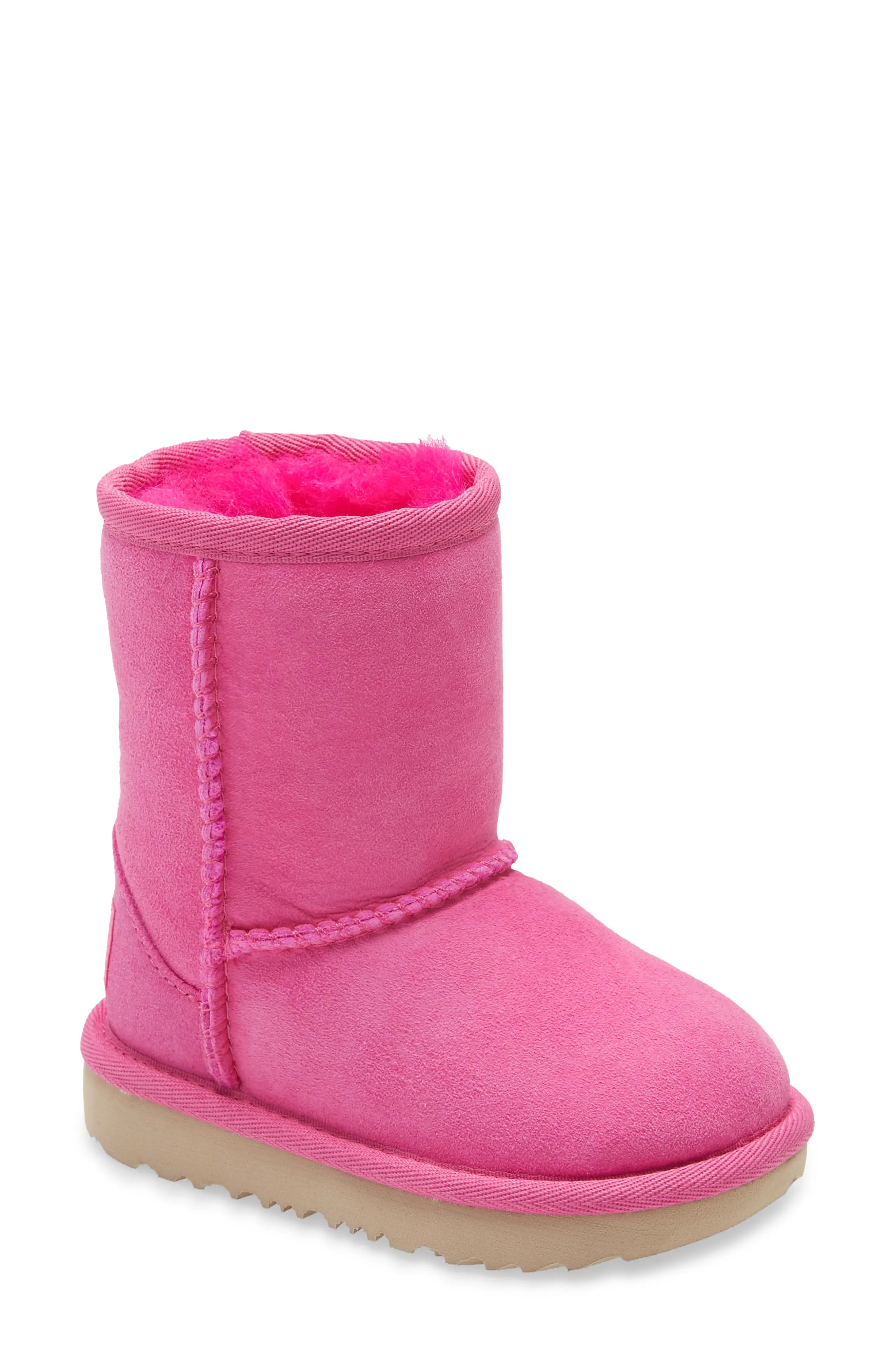 UGG® Kids' Classic Short II Water Resistant Genuine Shearling Boot in Lmv at Nordstrom Rack, Size 6 M | Nordstrom Rack