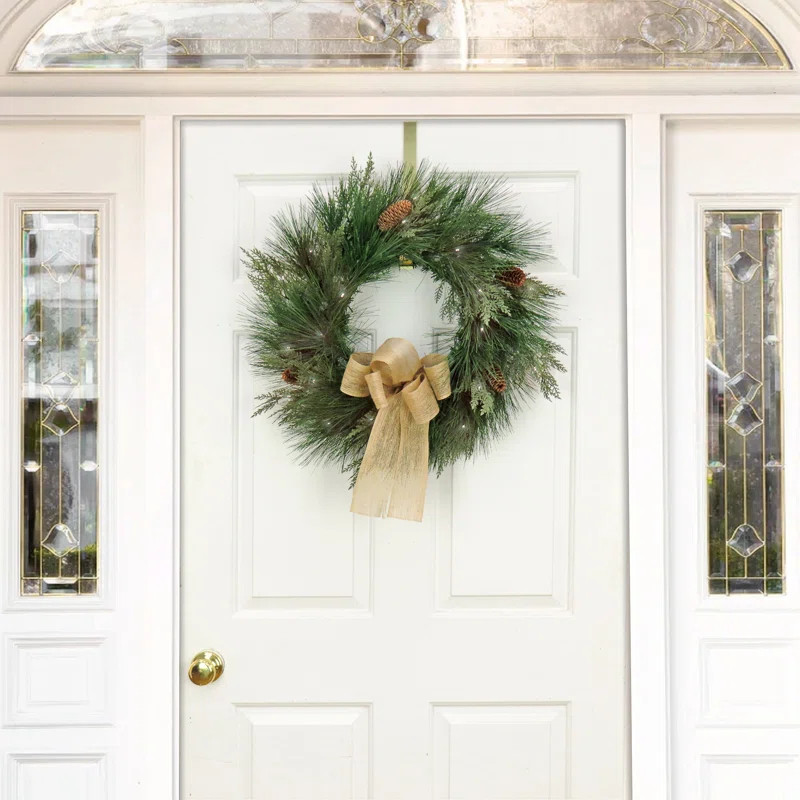 Faux Lighted 22'' Wreath | Wayfair North America