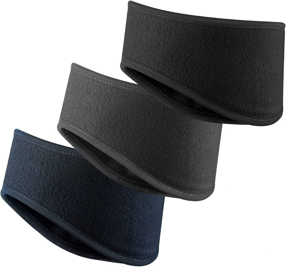 Ear Warmers Headband, Violetfox Earmuff Headband Fleece Earmuffs Running Headband Winter Ear Cove... | Amazon (US)