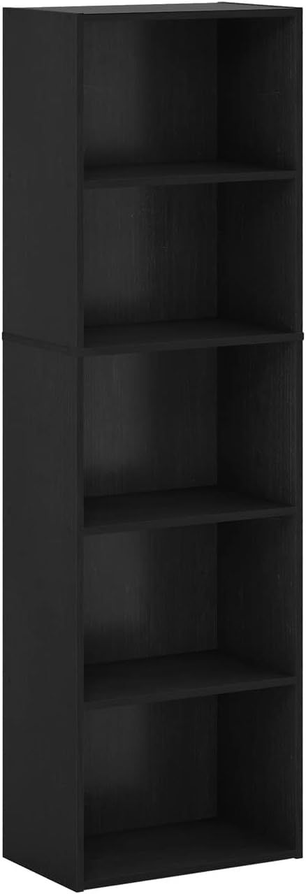 Furinno Luder Bookcase / Bookshelf / Storage Shelves, 5-Tier, Blackwood | Amazon (US)