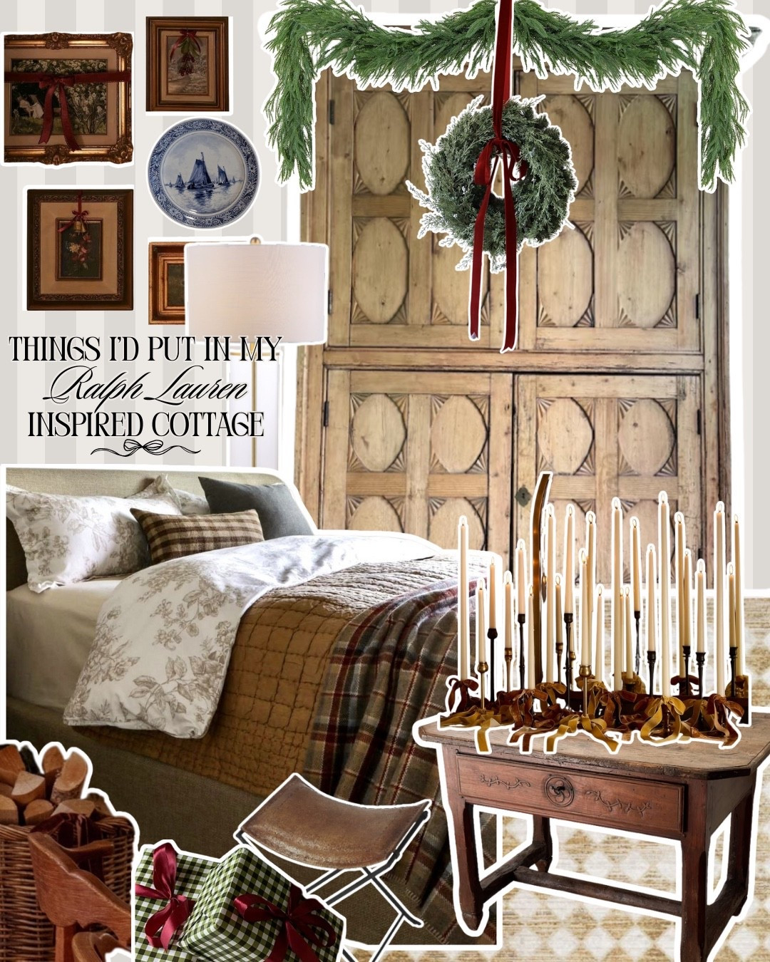 this is like if Nancy Meyer’s “The Holiday” film set and Ralph Lauren had a baby…give me all the cozy plaid linens plus natural wood furniture by the fireplace ✨ featuring antique finds from @etsy! 

#LTKFallSale #LTKHome #LTKSeasonal