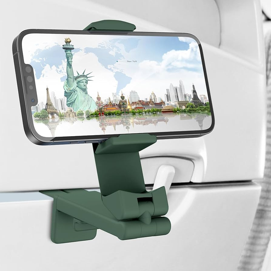 Perilogics Airplane Phone Holder Mount Universal in Flight Hands Free Viewing with Multi-Directio... | Amazon (US)