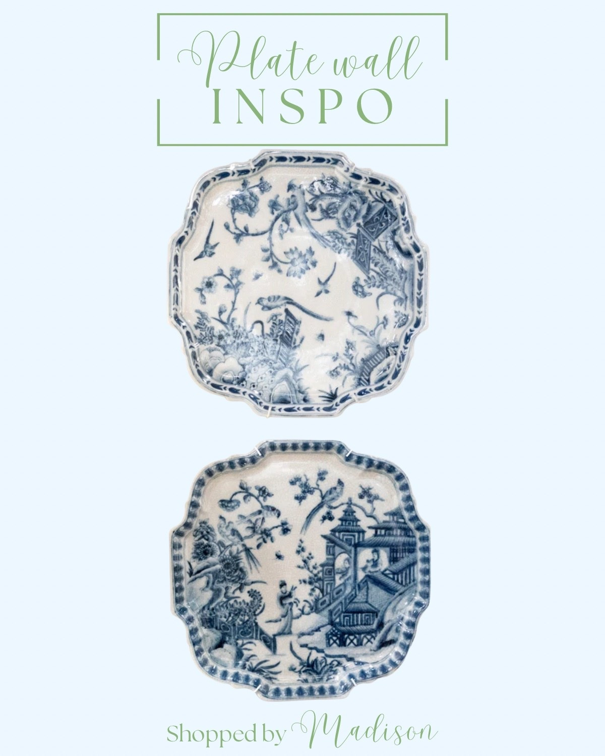 Plate wall decor, kitchen decor, blue and white plates

#LTKFindsUnder50 #LTKHome #LTKSeasonal