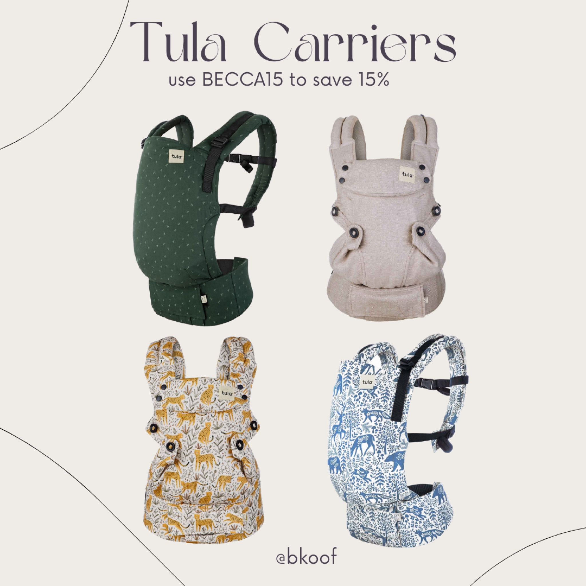 Tula carriers for newborns to toddler. Save 15% with BECCA15

#LTKfamily #LTKtravel #LTKbaby