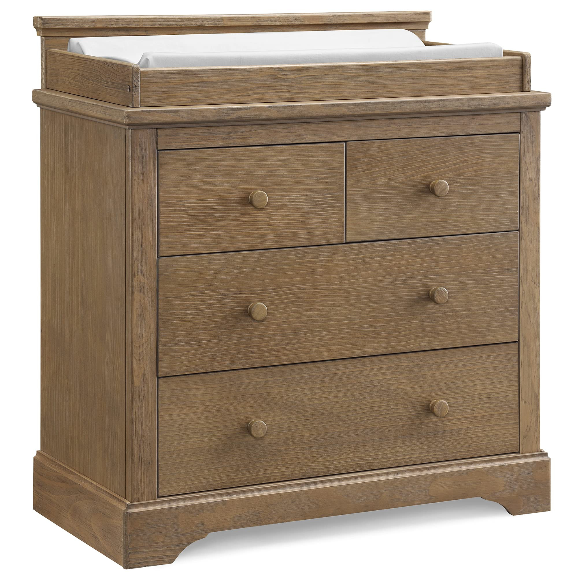 Simmons Kids SlumberTime Paloma 4 Drawer Dresser with Changing Top, Rustic Acorn | Amazon (US)