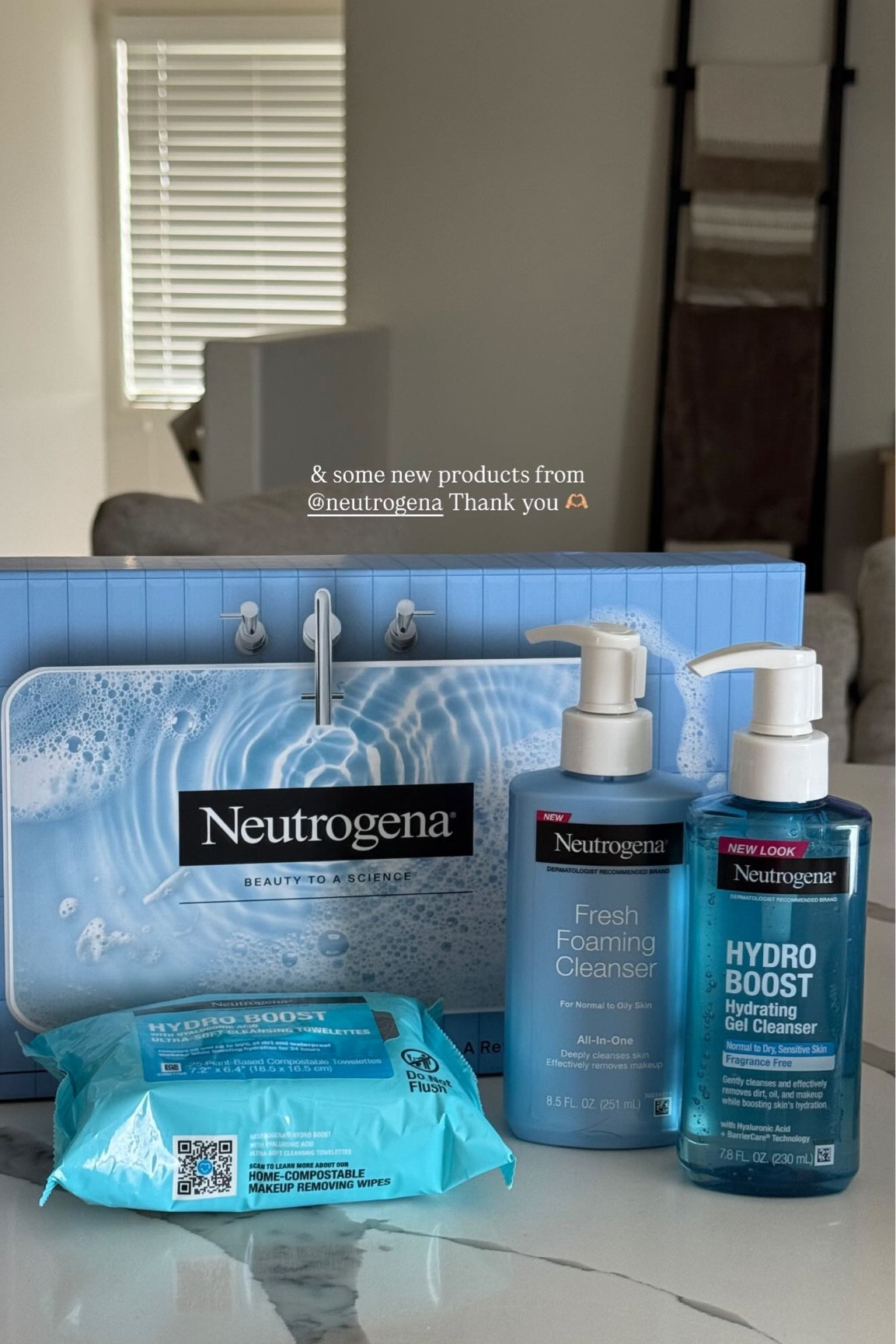 & some new products from @neutrogena Thank you 🫶🏼