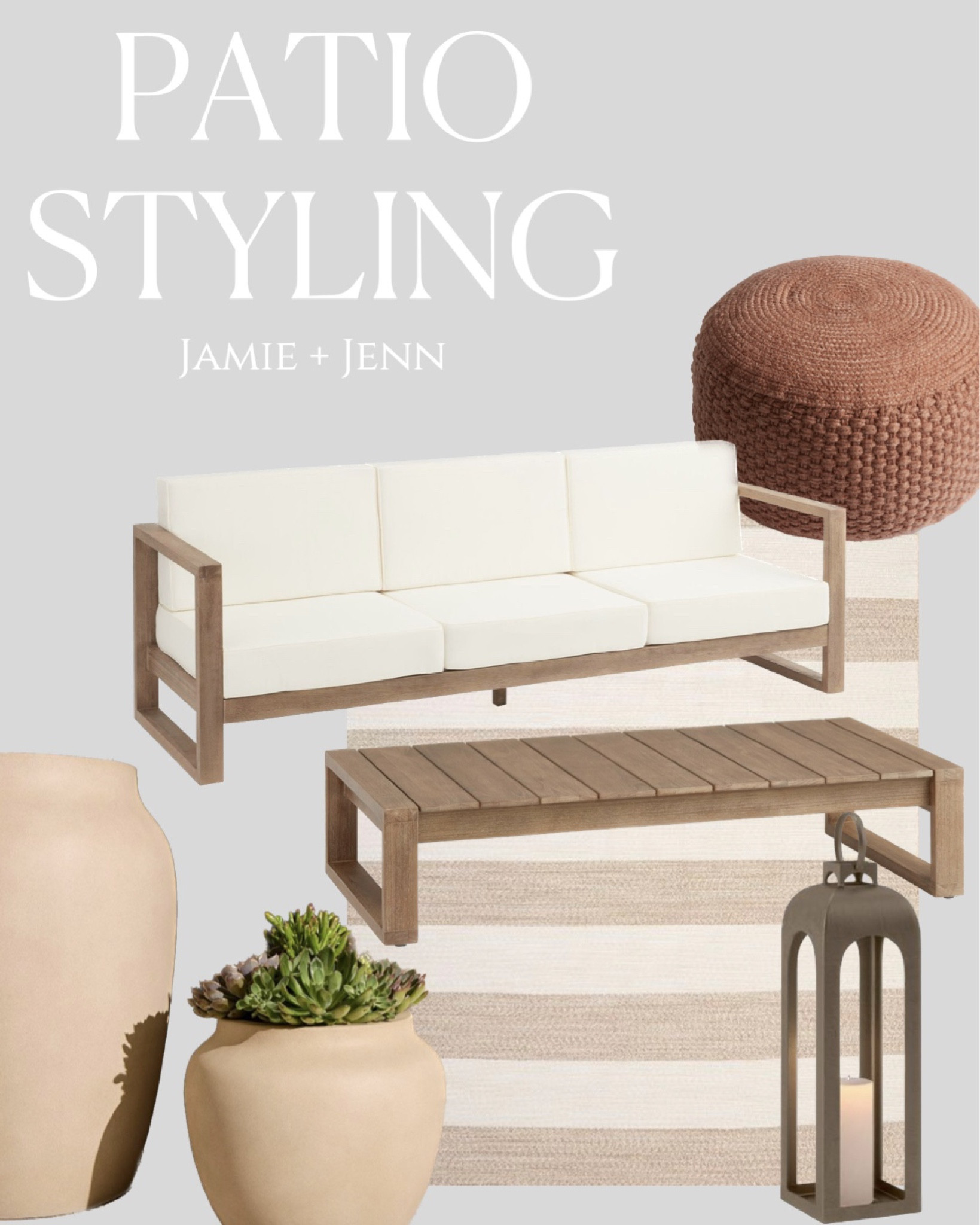 Warm neutral patio furnishings to create a cozy and inviting outdoor space! 

Outdoor, styling, backyard patio

#LTKhome #LTKsalealert #LTKSeasonal