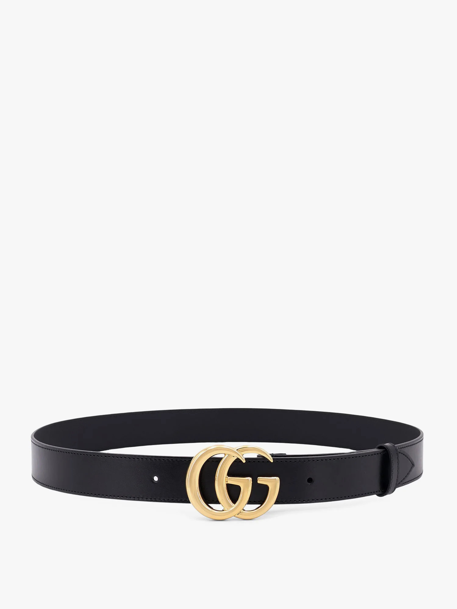 GG marmont leather belt with shiny buckle - GUCCI - gender_Man | Nugnes 1920