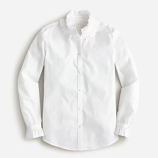 Classic-fit ruffleneck shirt
Item AW712

 12 REVIEWS
 | J.Crew US