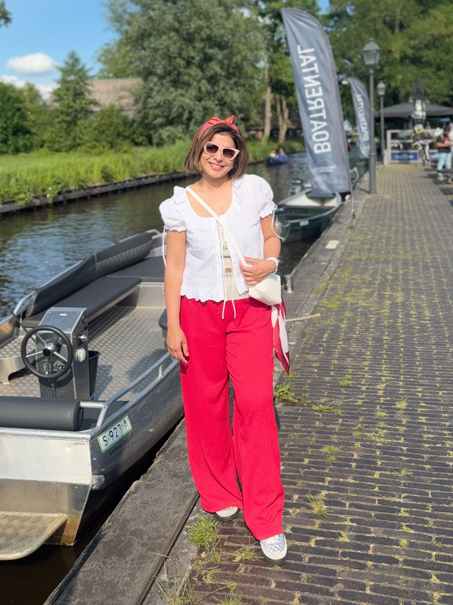✨Classic Summer Staples with a Twist✨

Can’t get enough of crisp whites and bold pops of color this season!
☀️ Styled this effortlessly chic white cotton front-tie top with versatile bottom: 
👖 Red statement pants for a confident, standout look

#LTKsale #LTKstyletip #LTKsummer