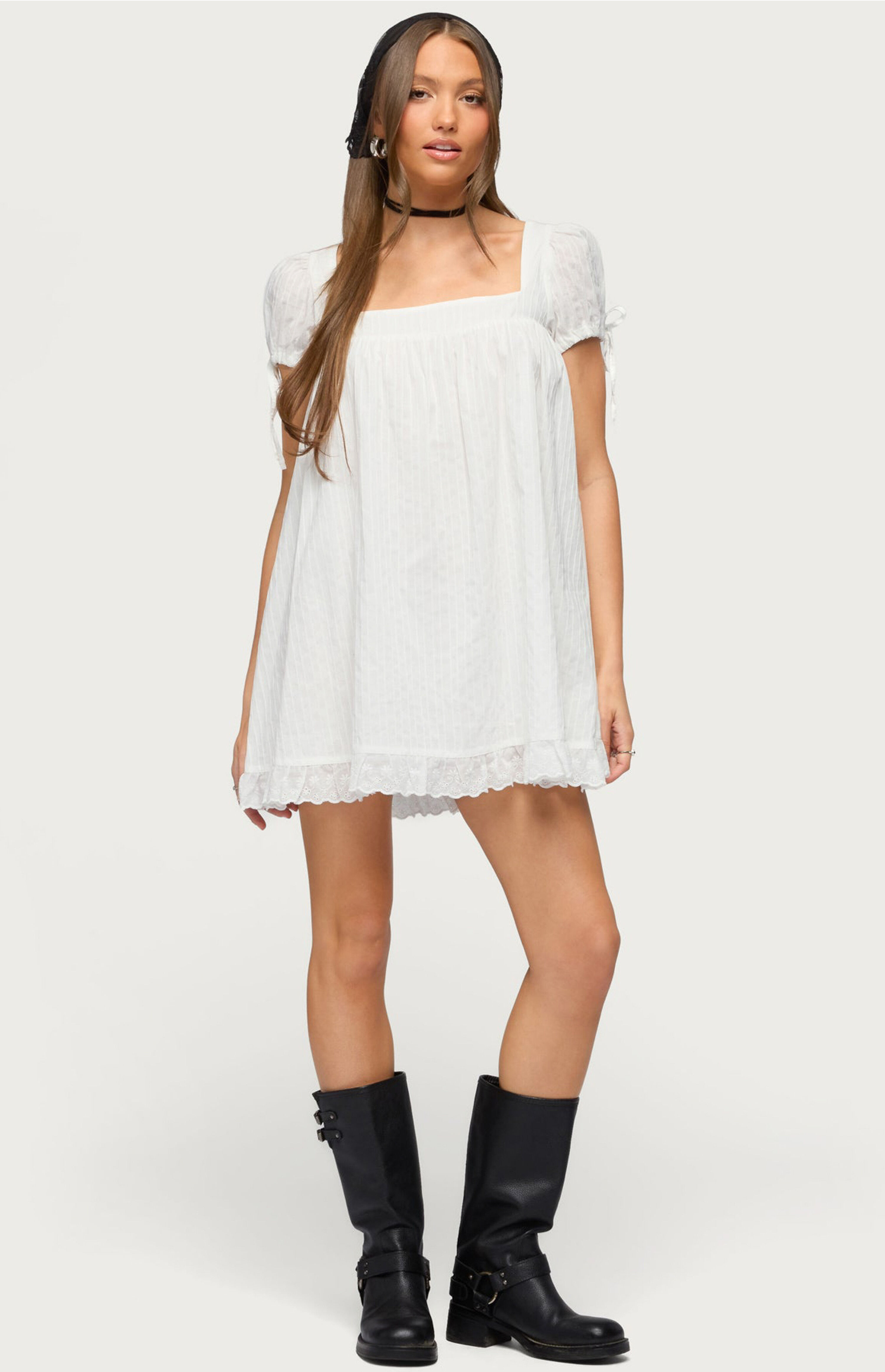 Edikted Sepid Striped Cotton Mini Dress | PacSun