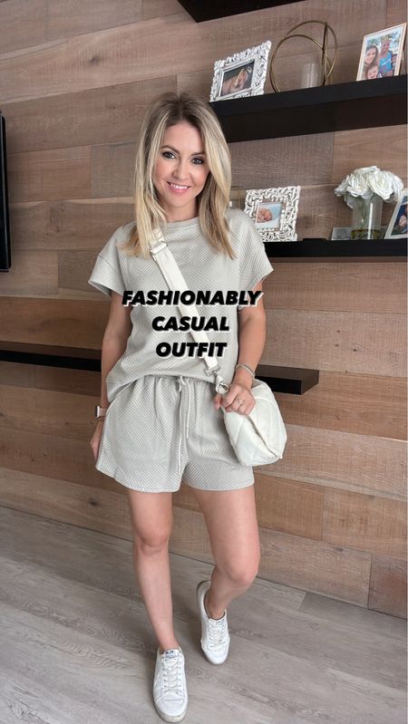 Fashionably casual outfit
Fits tts
Versatile perfect to mix and match
One of my favorite crossover bags 
Slip on shoes


#LTKsalealert #LTKstyletip #LTKshoecrush