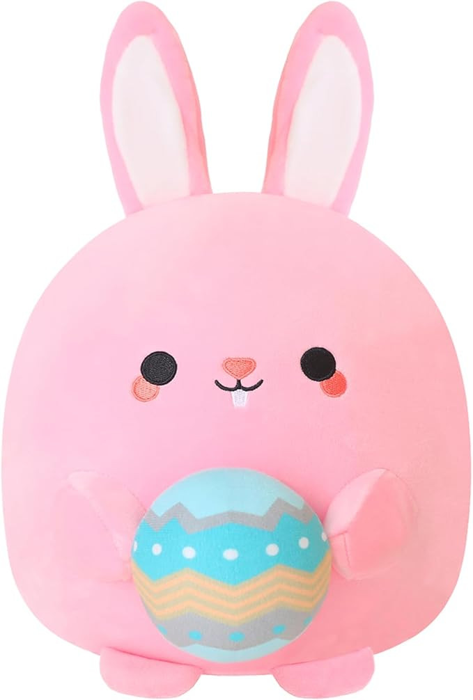 Pink Bunny Plush Cute Easter Bunny Stuffed Animal Toy Soft Rabbit Egg Plushies Kawaii Easter Plus... | Amazon (US)