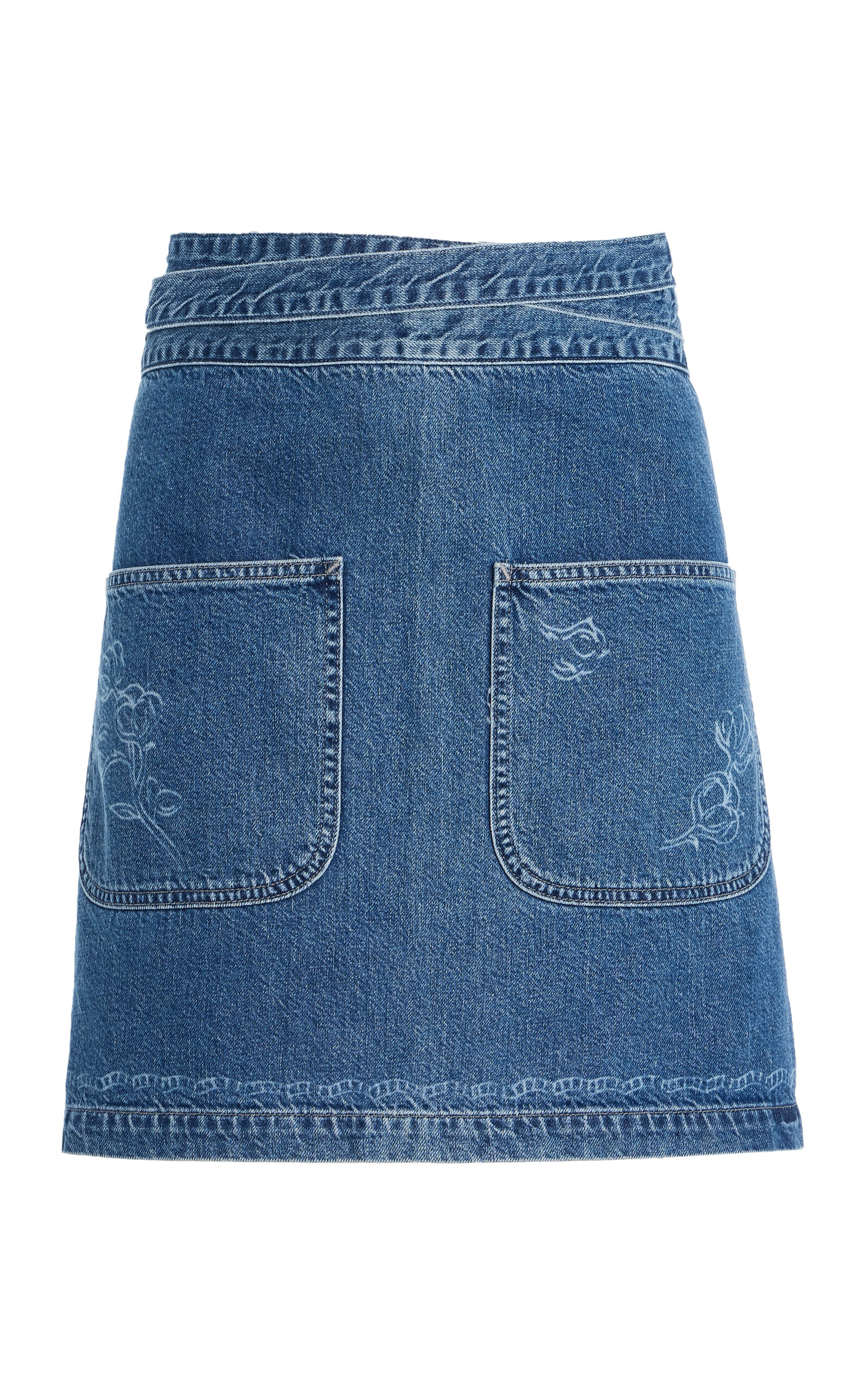 x Bloom Farm Exclusive Denim Apron | Moda Operandi (Global)
