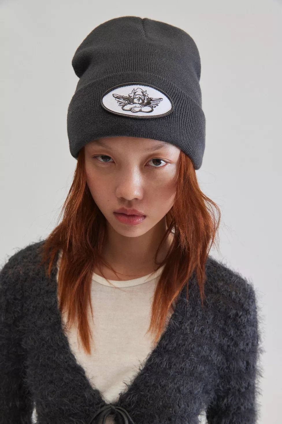 Boys Lie Logo Patch Beanie | Urban Outfitters (US and RoW)