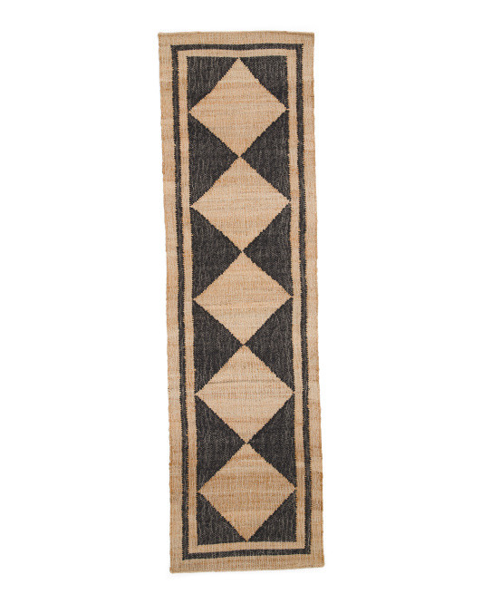 2x8 Wool And Jute Blend Handwoven Runner | TJ Maxx
