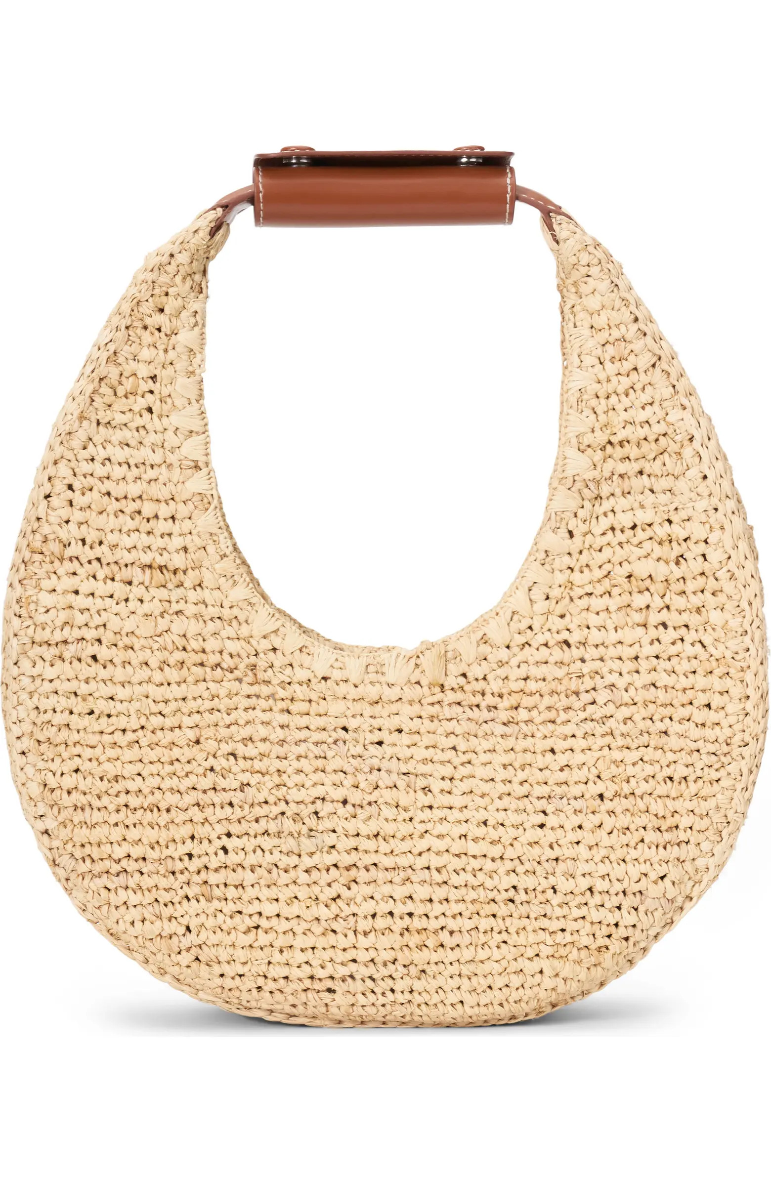 Moon Crocheted Raffia Bag | Nordstrom