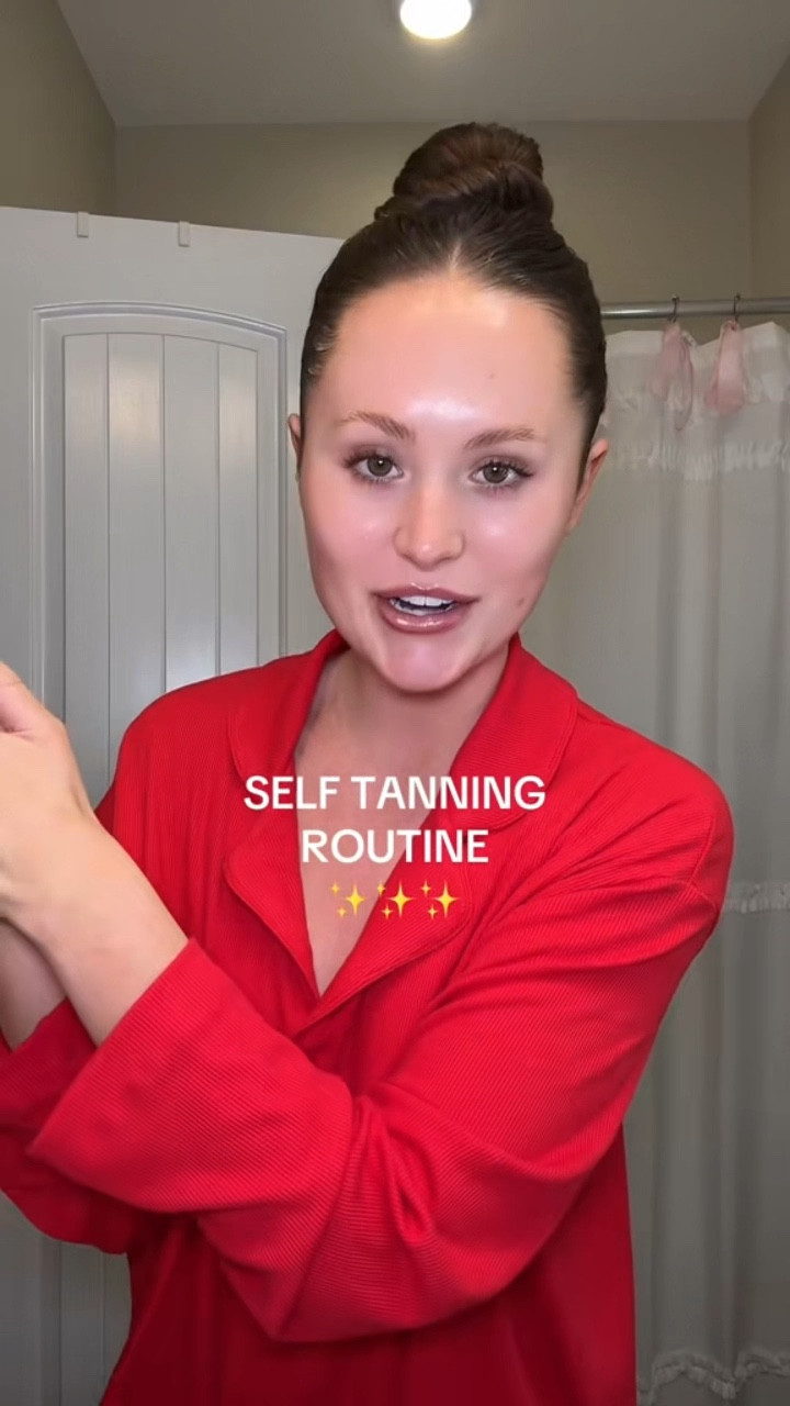 My step by step self tanning routine✨