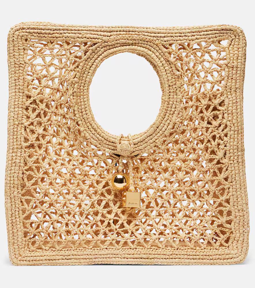Jacquemus Spiaggia Small raffia tote bag | Mytheresa (DACH)