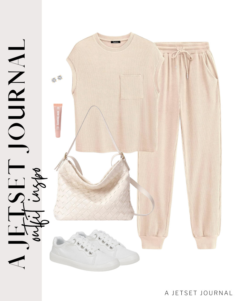 Our next chic outfit is BTFBM’s two-piece tracksuit. Blowfish Malibu lace-up sneakers are perfect for this fit together with the YONGLEE ARTEE woven crossbody bag. This ESW bestseller lip shine will complete the look.

#LTKSeasonal #LTKSaleAlert #LTKTravel
 

 