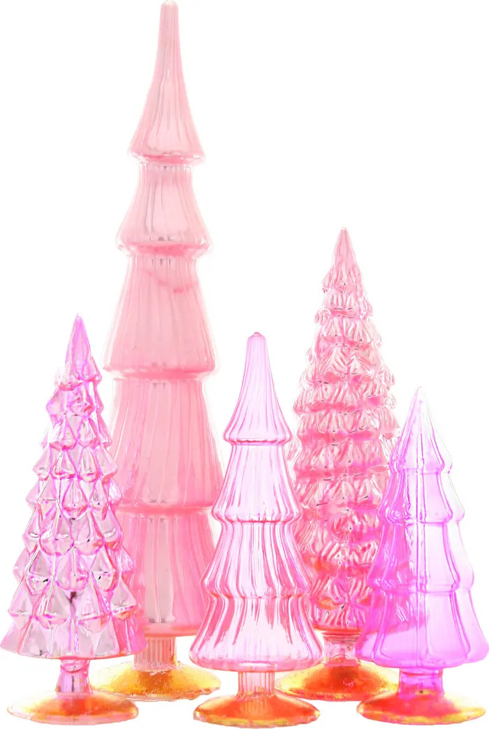 Cody Foster Set of 5 Glass Trees | Nordstrom