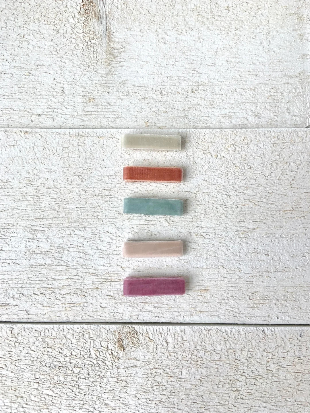 Small Velvet Fully Lined Barrettes, Baby Barrettes, Toddler Barrette, Baby Hair Clip, Toddler Hai... | Etsy (US)