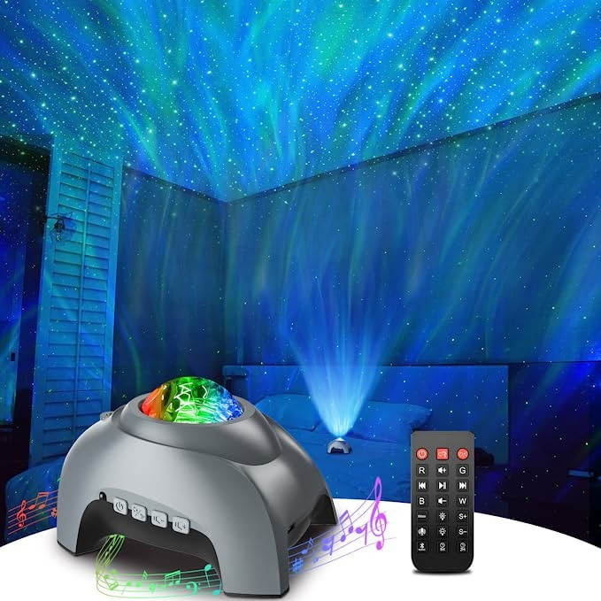 Rossetta Star Projector, Galaxy Projector for Bedroom, White Noise & Bluetooth Speaker Aurora Pro... | Amazon (US)