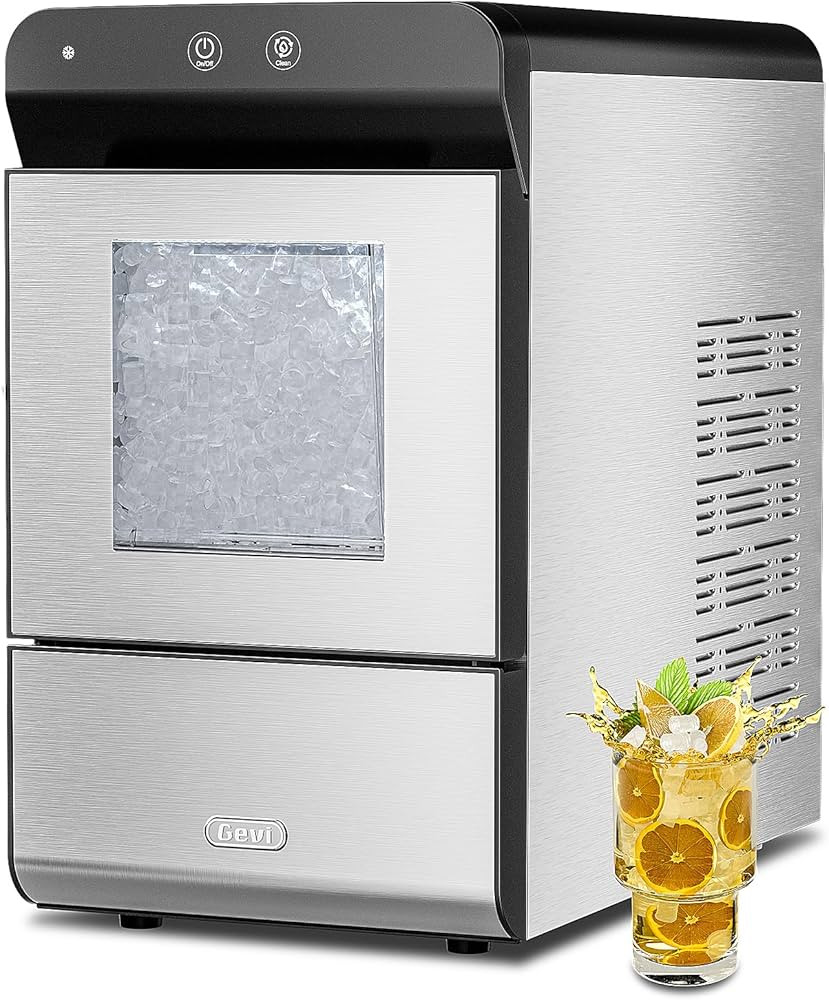Gevi Household V2.0 Countertop Gemi Nugget Ice Maker with Viewing Window | Self-Cleaning Pebble I... | Amazon (US)