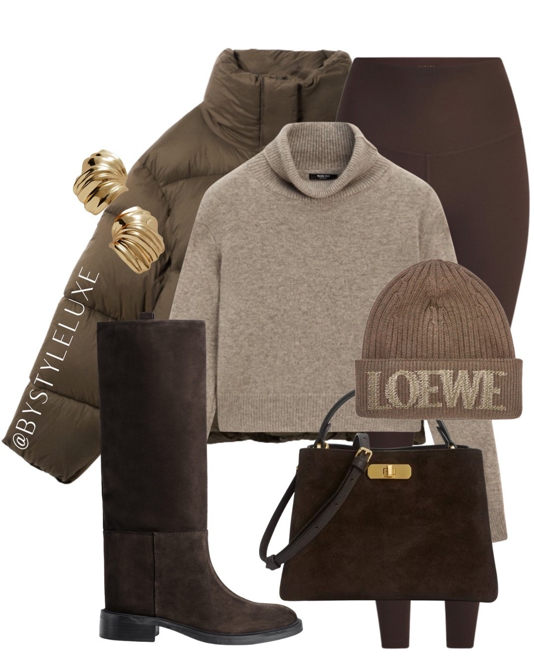 WINTER EVERYDAY - styling this gorg brown puffer jacket with leggings and suede riding boots for a chic cosy look

#wintercoat #winteroutfit #boots 

#LTKshoes #LTKwinter #LTKuk
