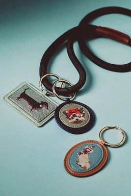 Needlepoint Dog Bag Charm | Anthropologie (US)