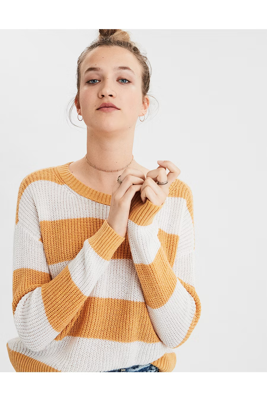 AE Rugby Stripe Sweater | American Eagle Outfitters (US & CA)