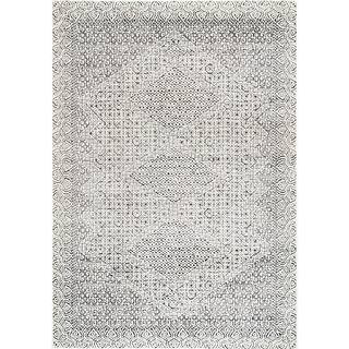 Mozaik Tribal Light Gray 8 ft. x 10 ft. Area Rug | The Home Depot