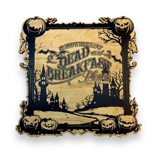 Sign - BLACK - Sleepy Hollow Book A Head Halloween sign 9x9 | Michaels | Michaels Stores